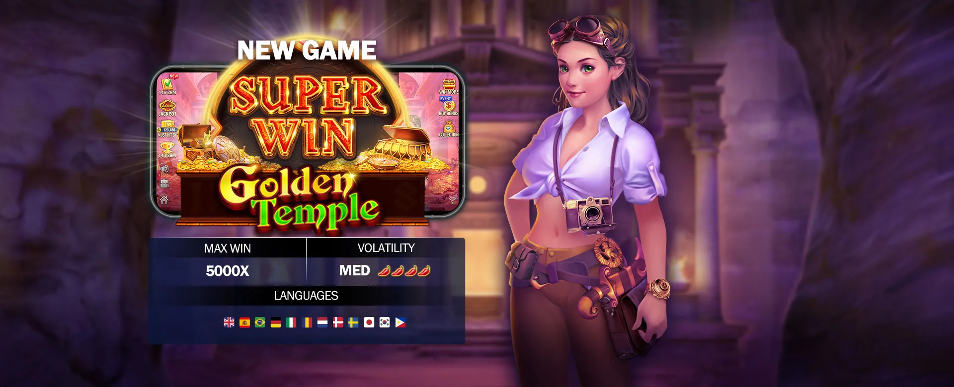 Dynamic sports arena with PAGCOR branding for online betting
